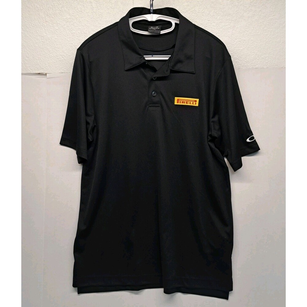 Oakley Pirelli Logo Tires Polo Shirt Men's Large